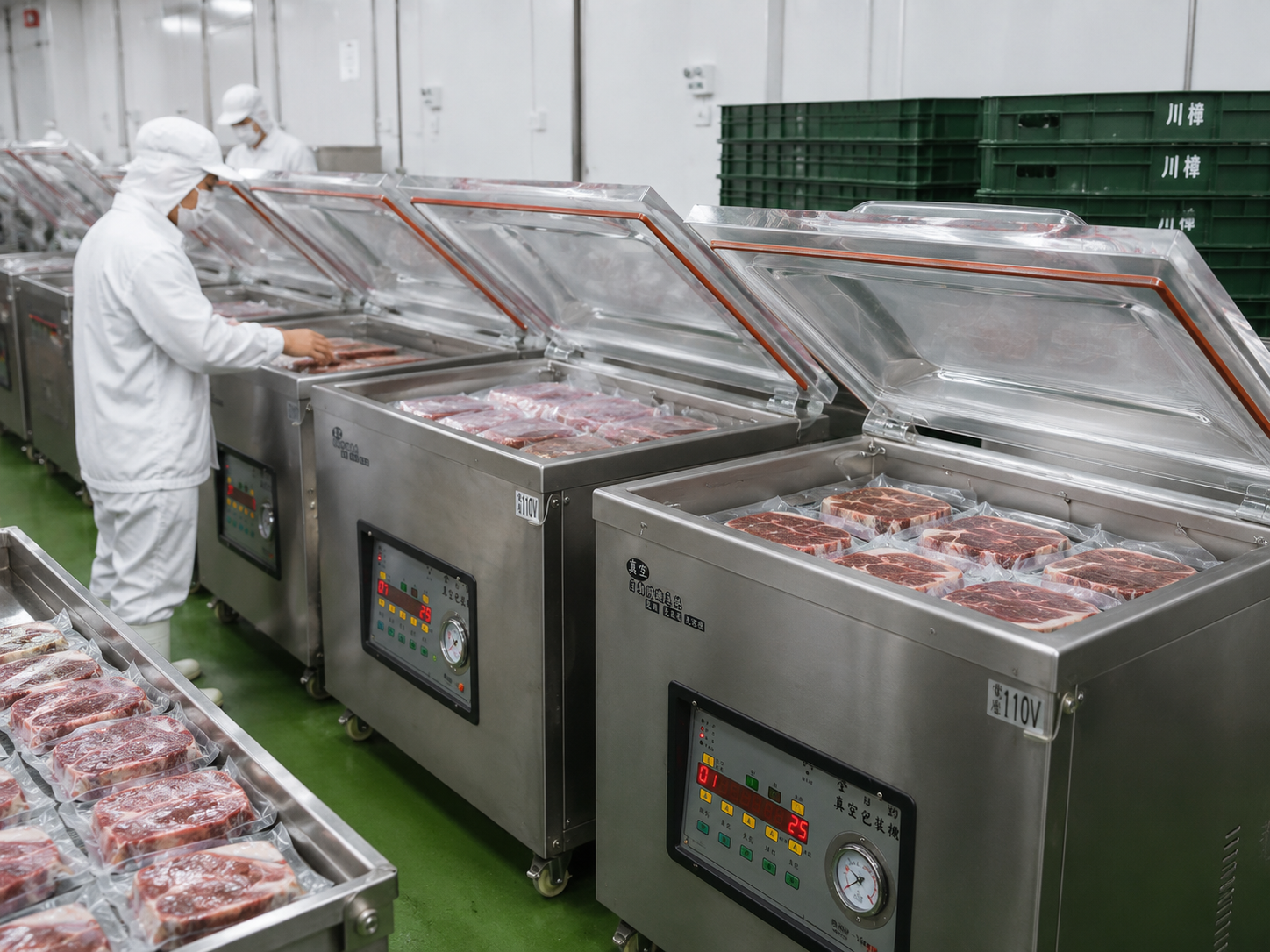 川糧食品-低溫食品專業真空包裝與冷鏈保鮮作業實拍