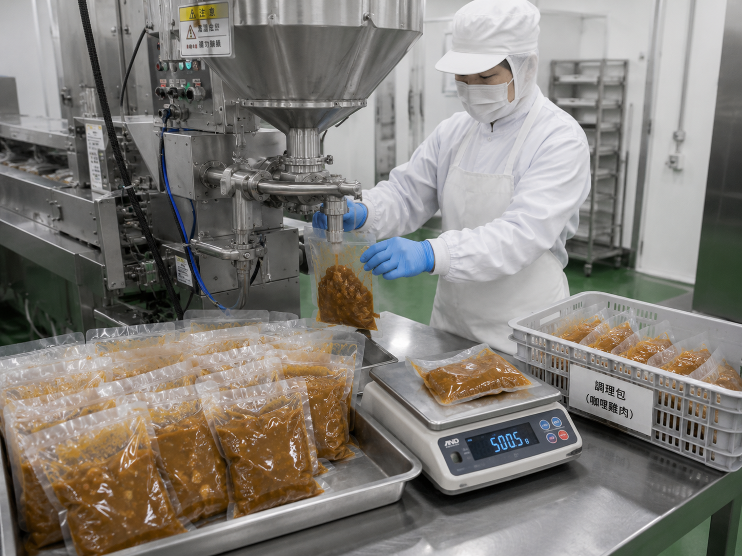 川糧食品-客製化醬料研發與調理包生產作業實拍