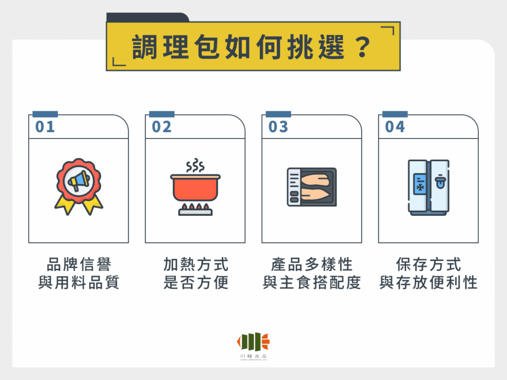調理包如何挑選？4 大重點幫你買對不踩雷